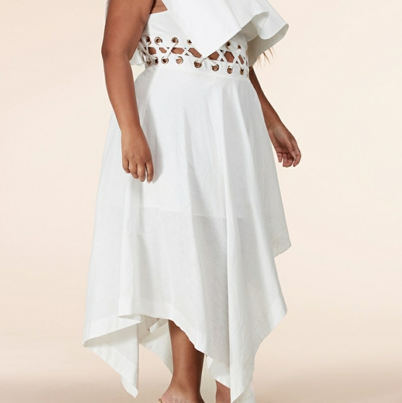 NEW Plus Size One Shoulder Dresses - Picture 3 of 8